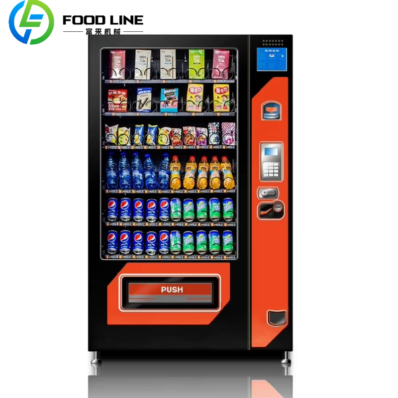 Food Snacks Drinks - Dostosowywany automat sprzedający z ekranem dotykowym,
