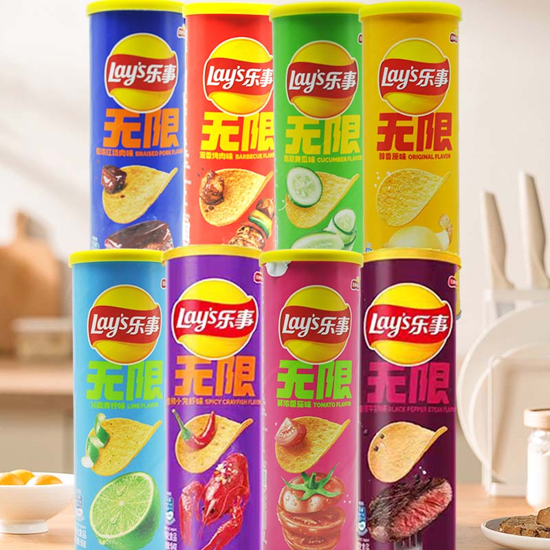 Food Snacks To Eat - Chipsy Lay's 90g * 3 opakowania,