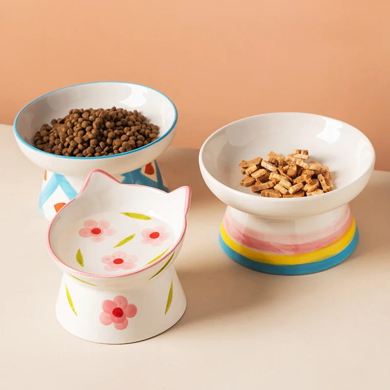 Podwyższona ceramiczna miska d – Food Snacks To Eat recenzja i cena