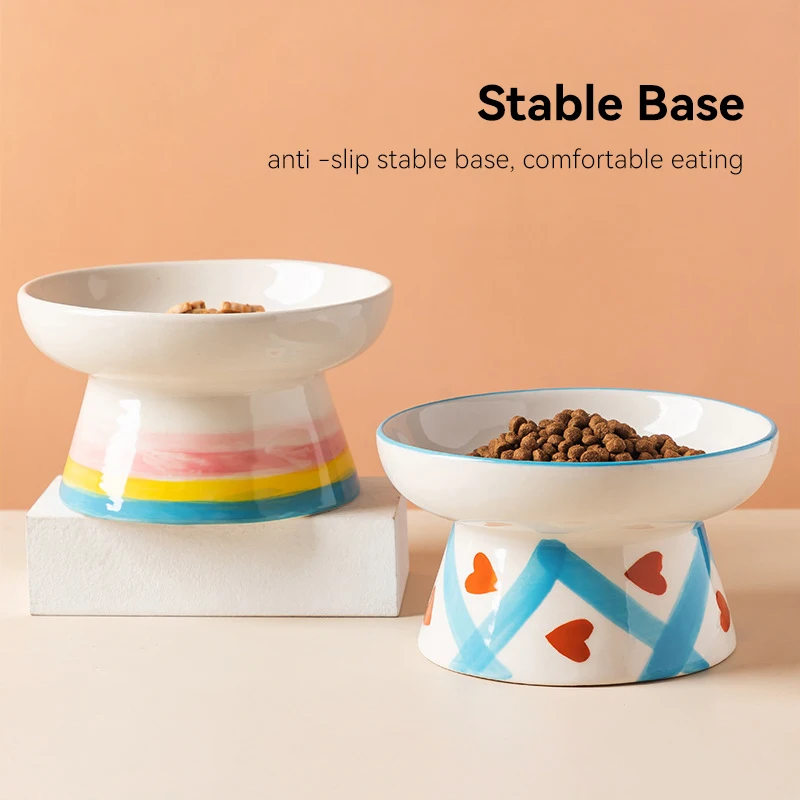 Podwyższona ceramiczna miska d – Food Snacks To Eat recenzja i cena