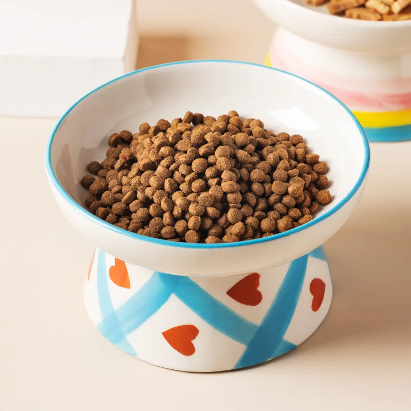 Podwyższona ceramiczna miska d – Food Snacks To Eat recenzja i cena