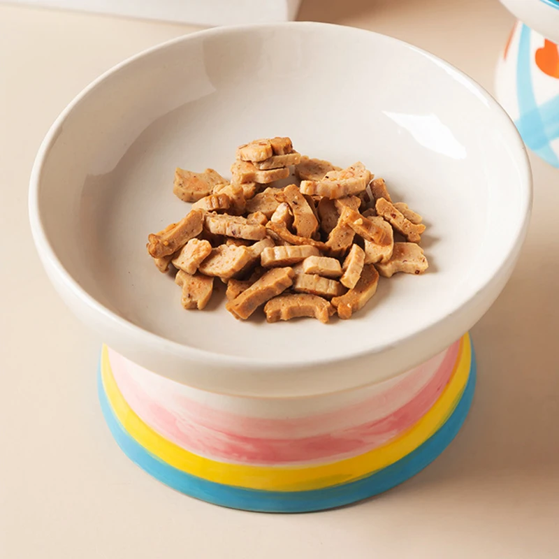 Podwyższona ceramiczna miska d – Food Snacks To Eat recenzja i cena