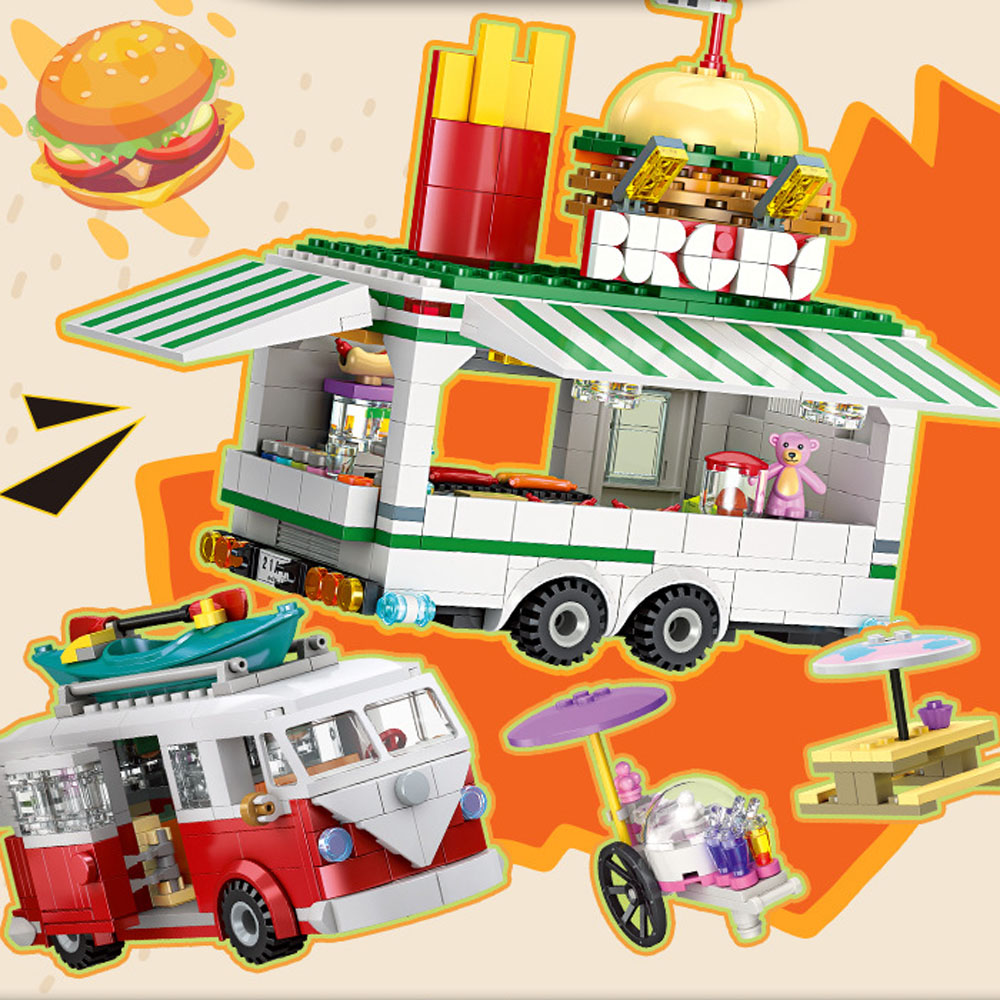 Kreatywne Klocki Uliczne Miast – Food Snacks To Eat recenzja i cena